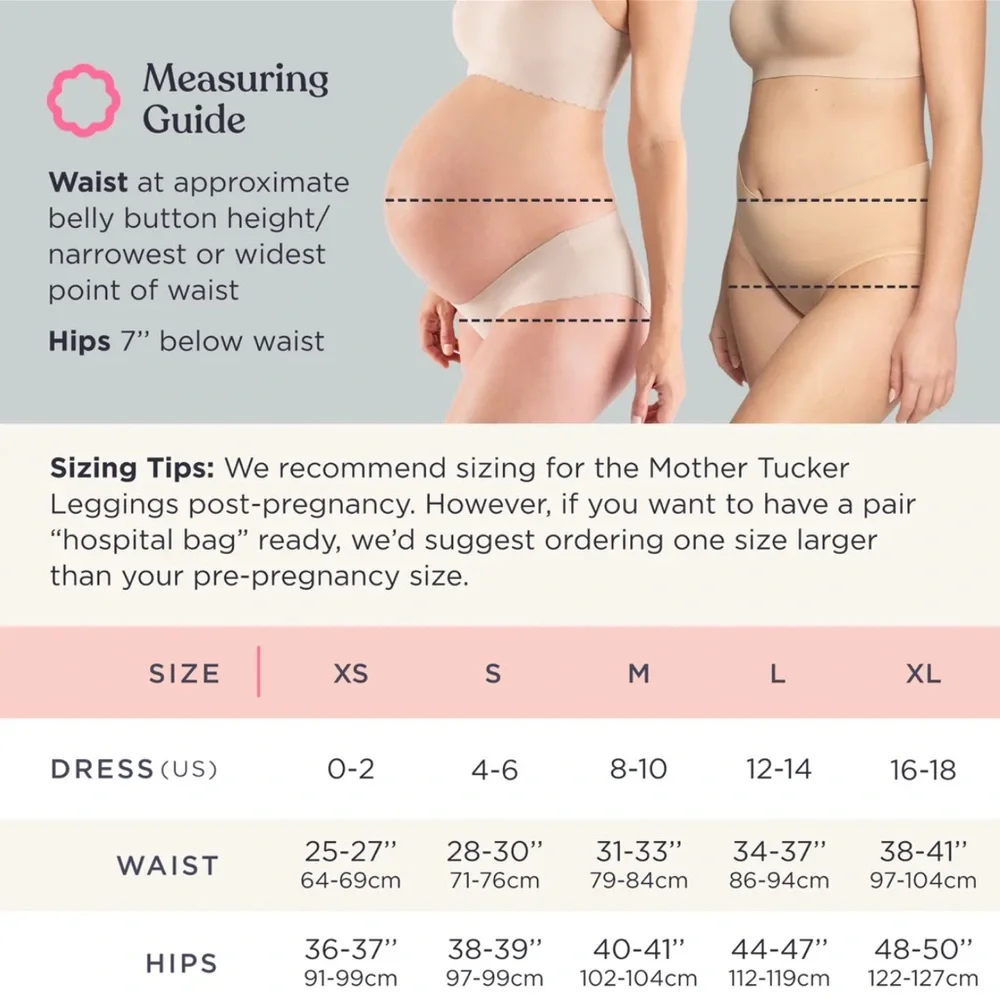NWT Mother Tucker® Postpartum Compression Leggings - Small - Picture 4 of 7